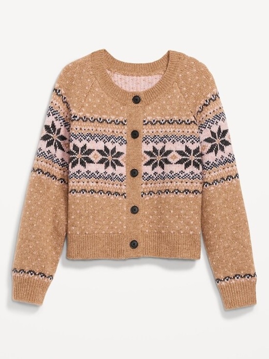 Old Navy Sweaters - Old Navy Holiday Fair Isle Cardigan Sweater